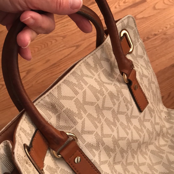 Michael Kors MK large Hamilton East West signature satchel - Picture 9 of 14